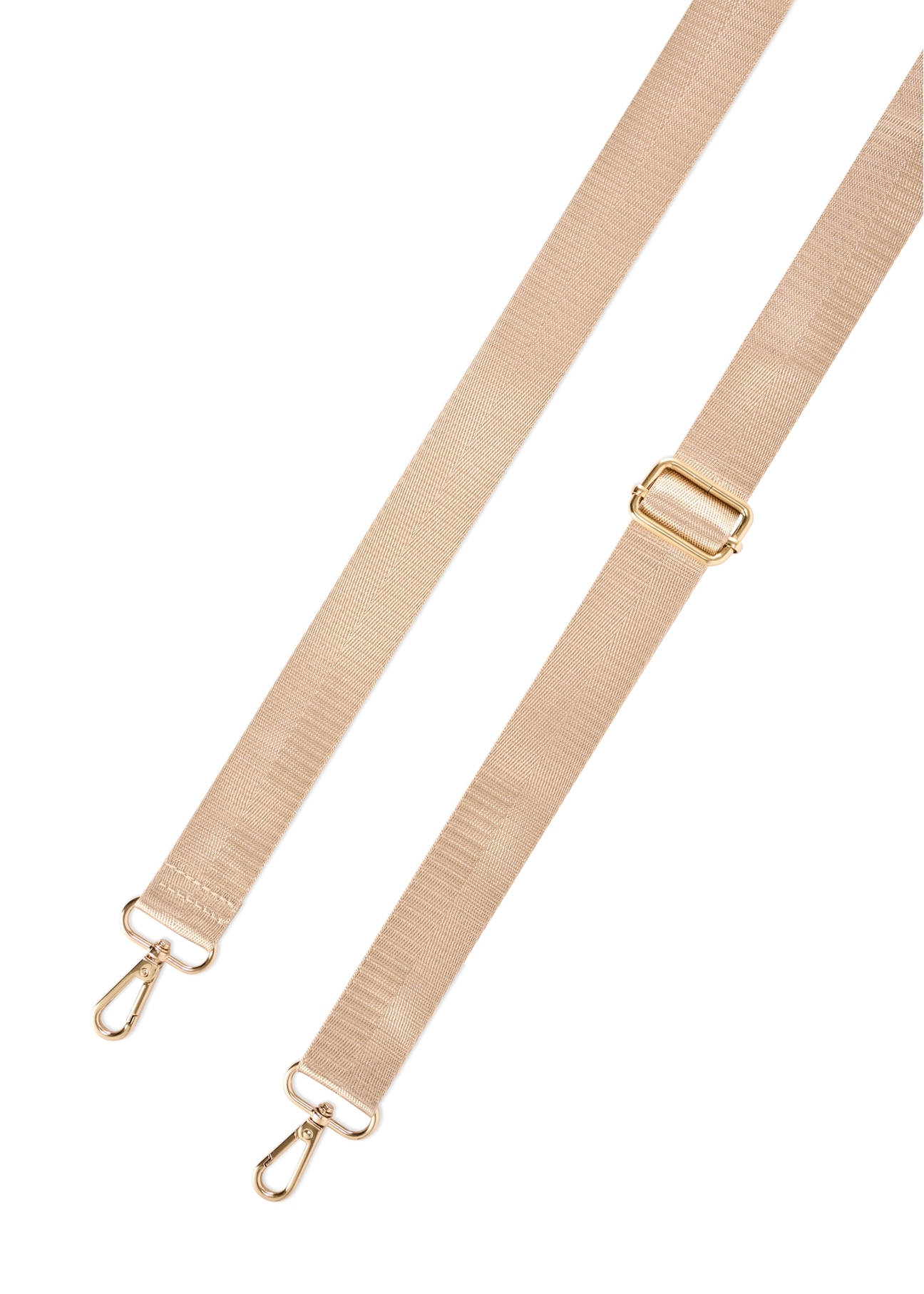 Béžová obedárová taška TOREN-0346-1A(W26) - pruhovaný pohľad, na bielom pozadí.