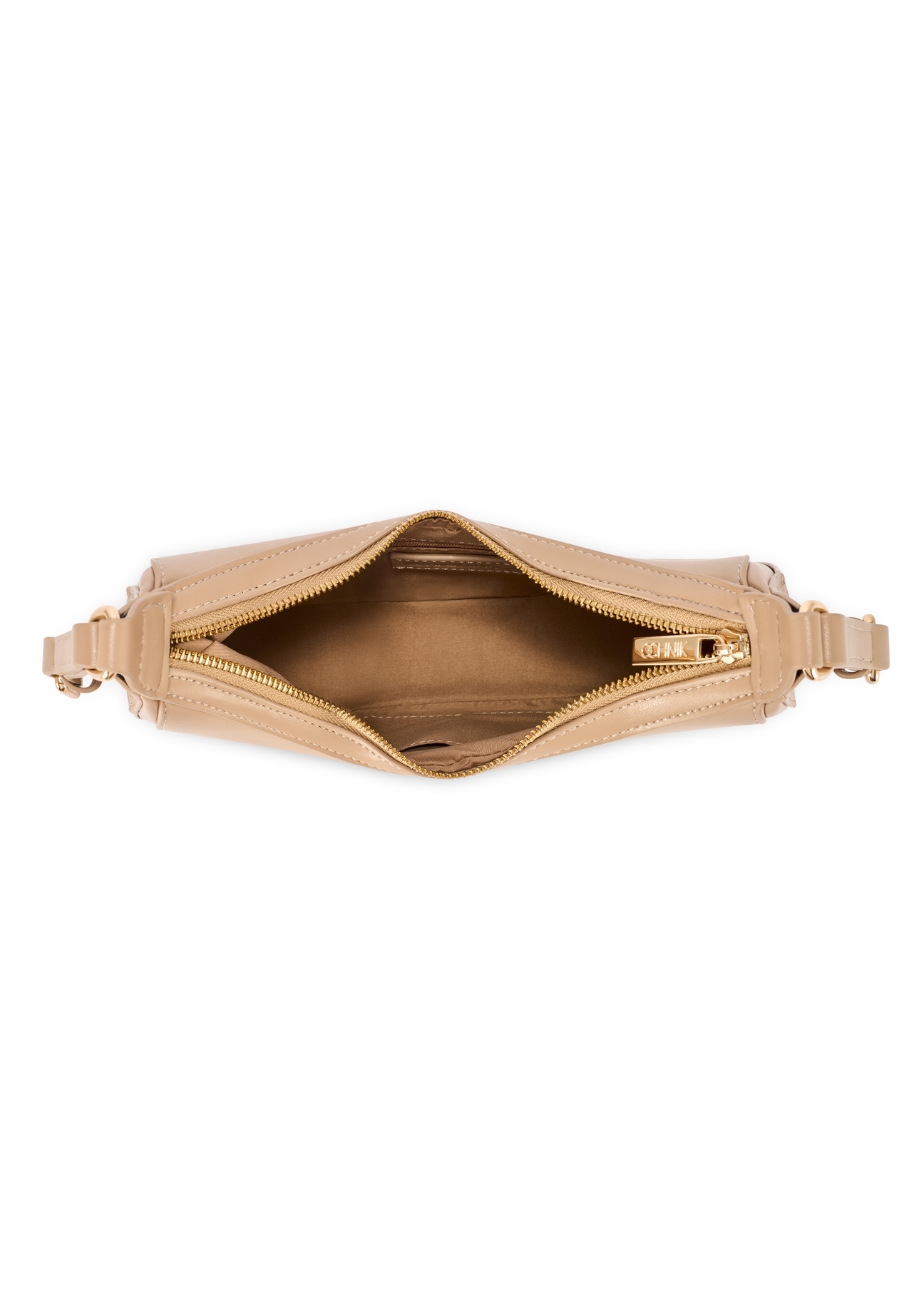 Malá béžová kabelka hobo TOREC-1136-1A(W26)