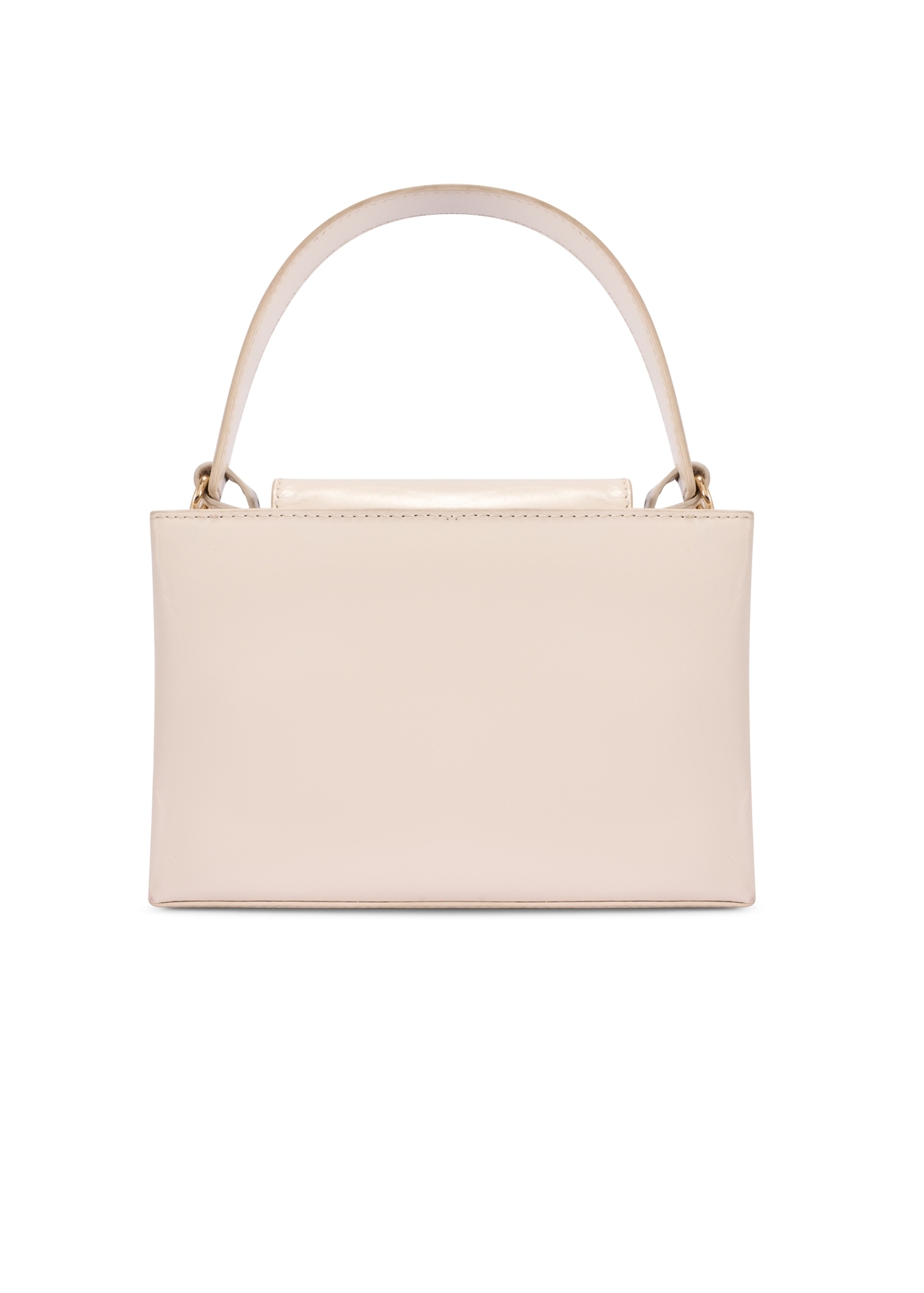 Kožená taška do kufra krémovej farby TORES-1270-0B(W26) - pohľad zozadu na produkt, na bielom pozadí.