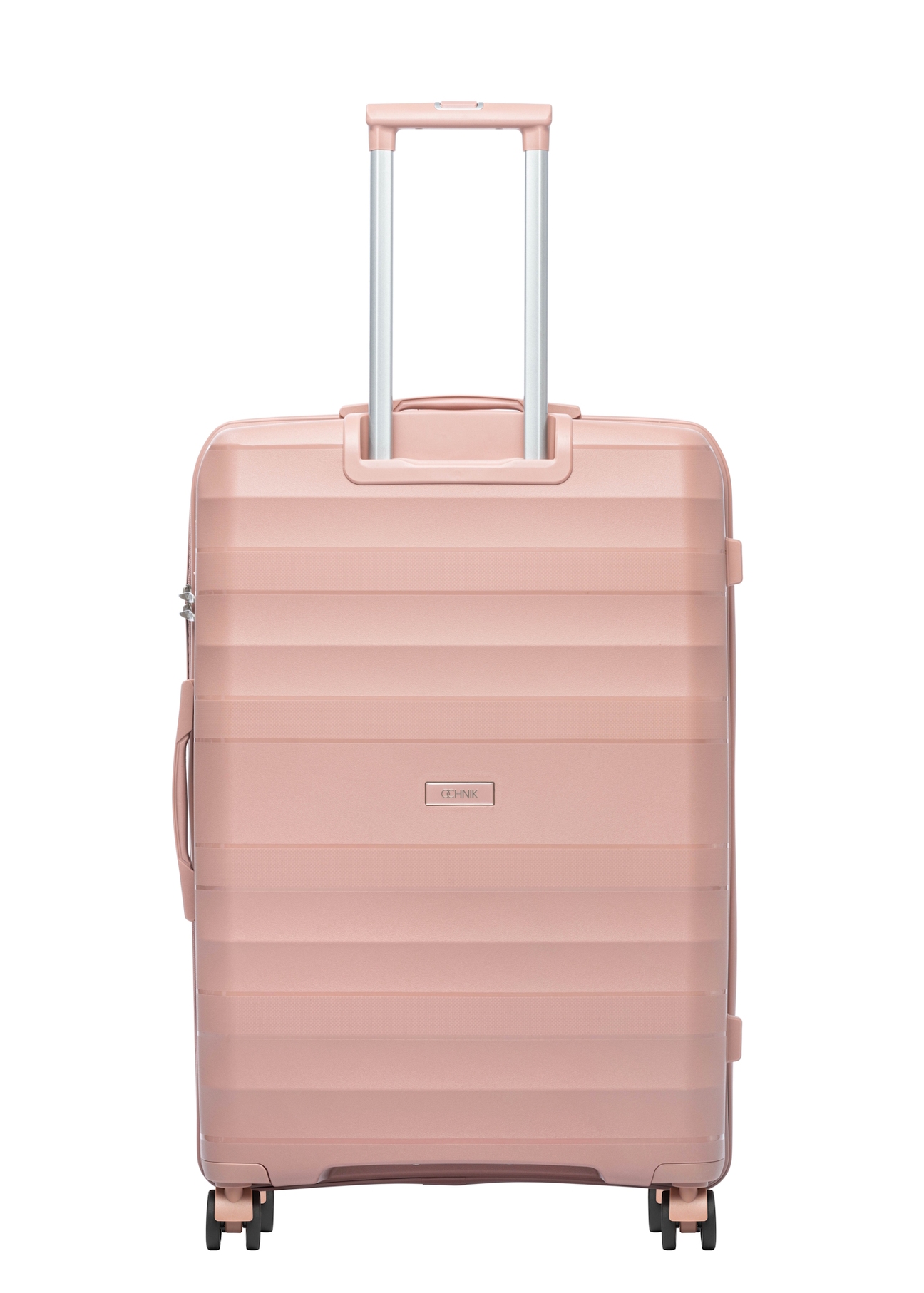 Veľký kufor na kolieskach WALPP-0024-5B-28(W26), pohľad na produkt zozadu na bielom pozadí.