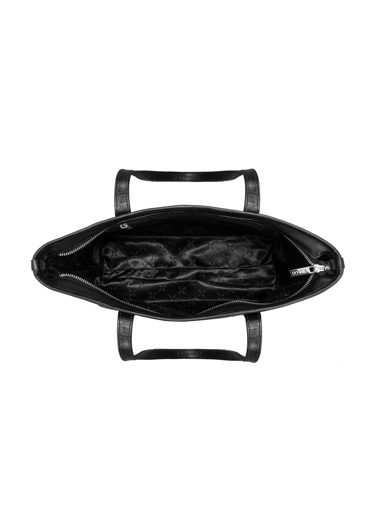 Kožená čierna shopper taška pre ženy TORES-1085-99(W25)-05