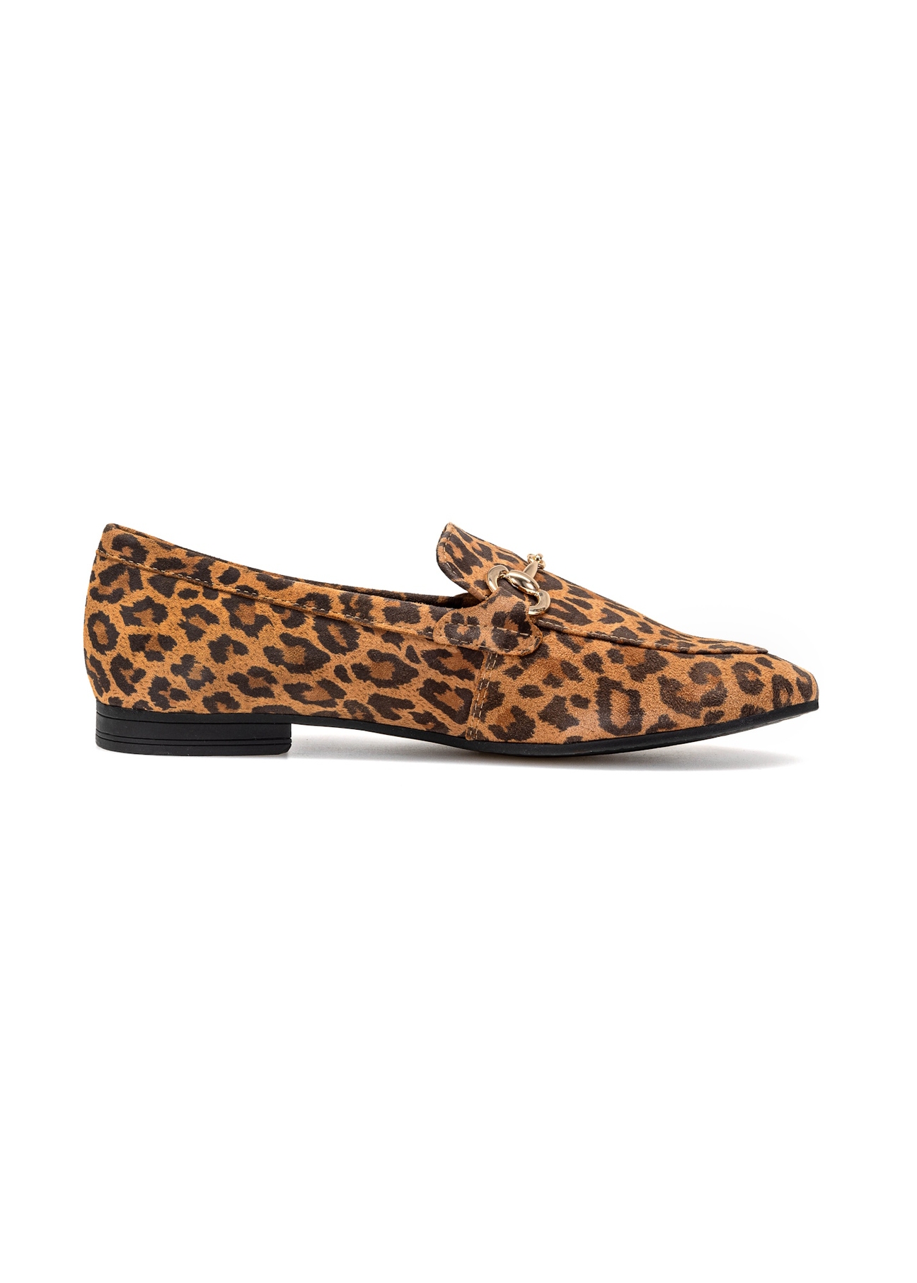 Dámske kožené mokasíny s leopardím vzorom BUTYD-1181-86(W25)-03