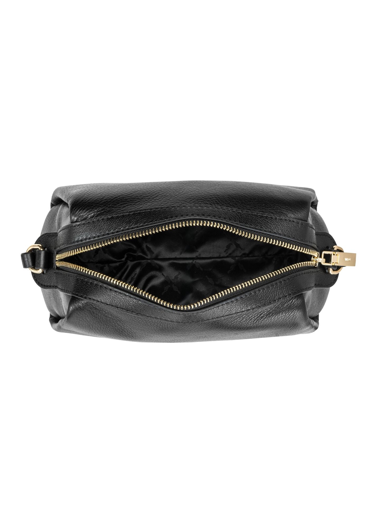 Czarna mała skórzana torebka damska TORES-1224-99(W26)