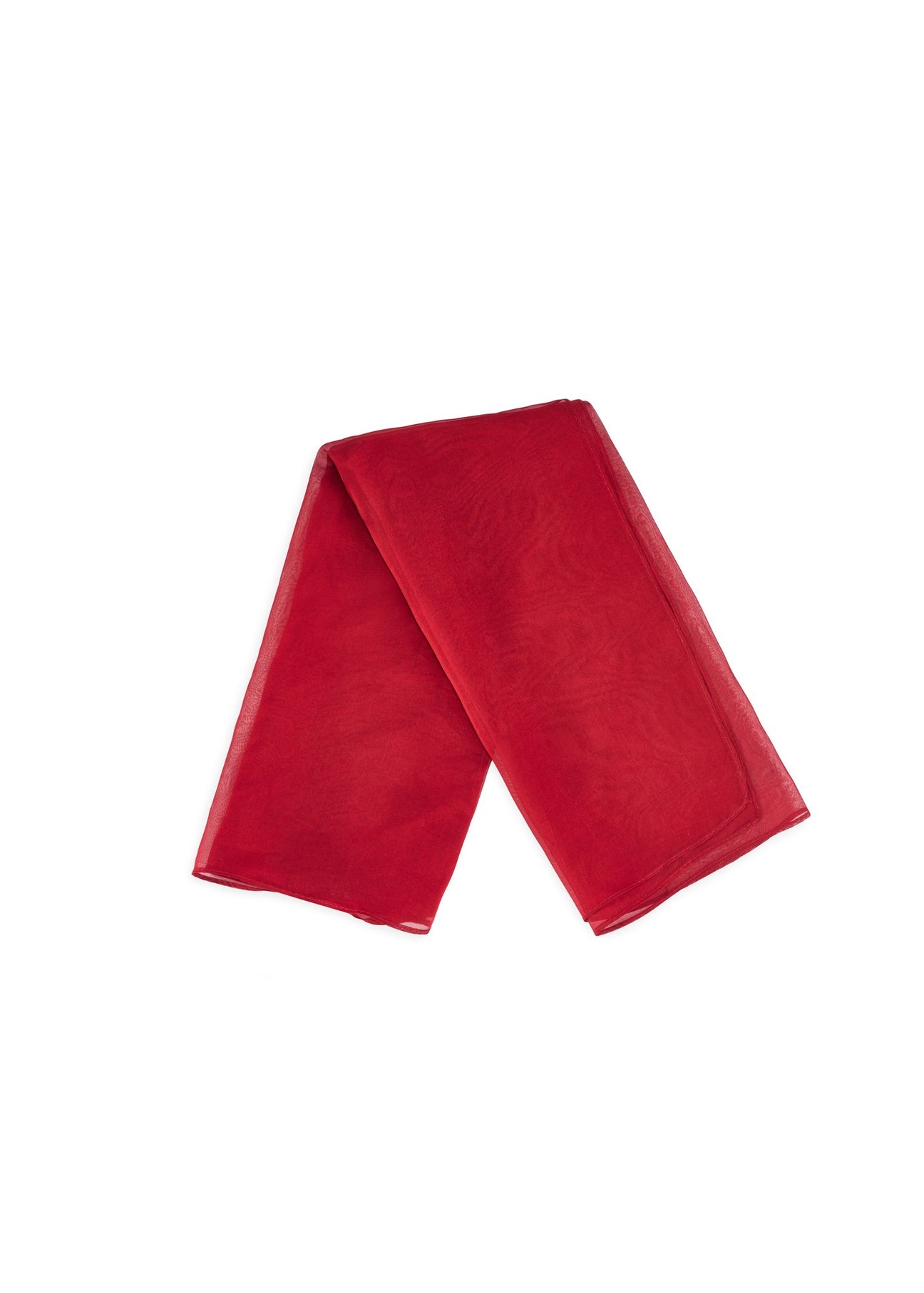 Dámska hodvábna šatka SZADT-0218-4B(W26) - pohľad spredu na produkt, na bielom pozadí.