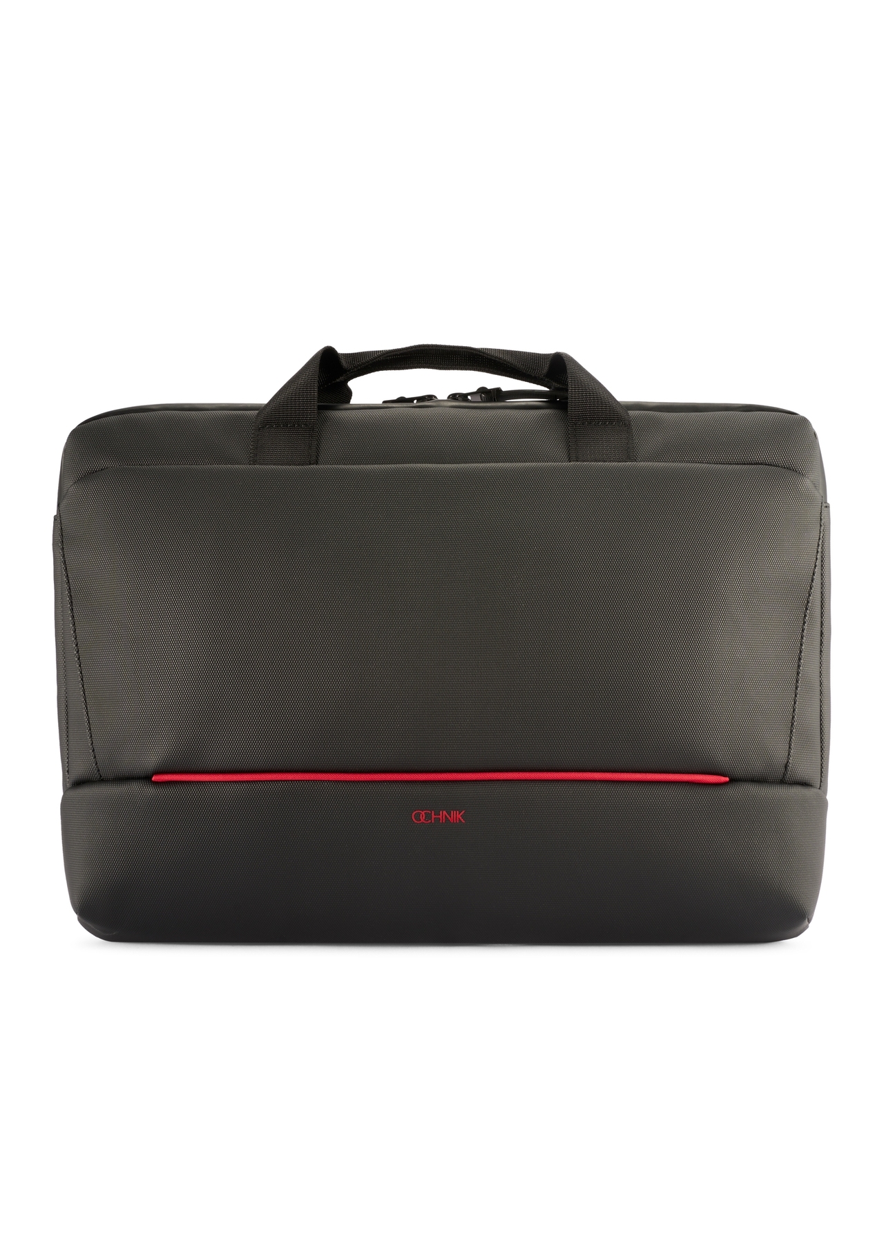 Čierna taška na notebook TORMN-0398-9J(W26), pohľad spredu na bielom pozadí.