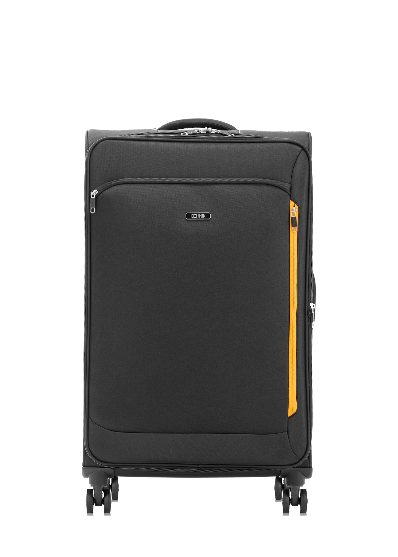 Sada kufrov na kolieskach WALNY-0042-99(W25) s rozmermi 19"/24"/28", pohľad spredu na produkt na bielom pozadí.