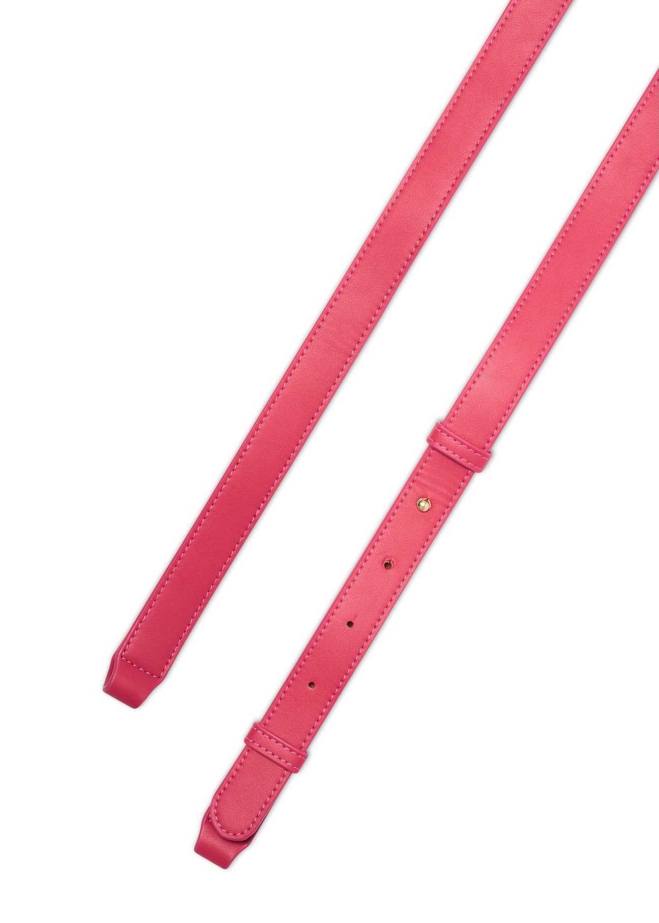 Malá fuchsiová dámska kabelka TOREC-0882-5E(W26) - detailný záber, na bielom pozadí.