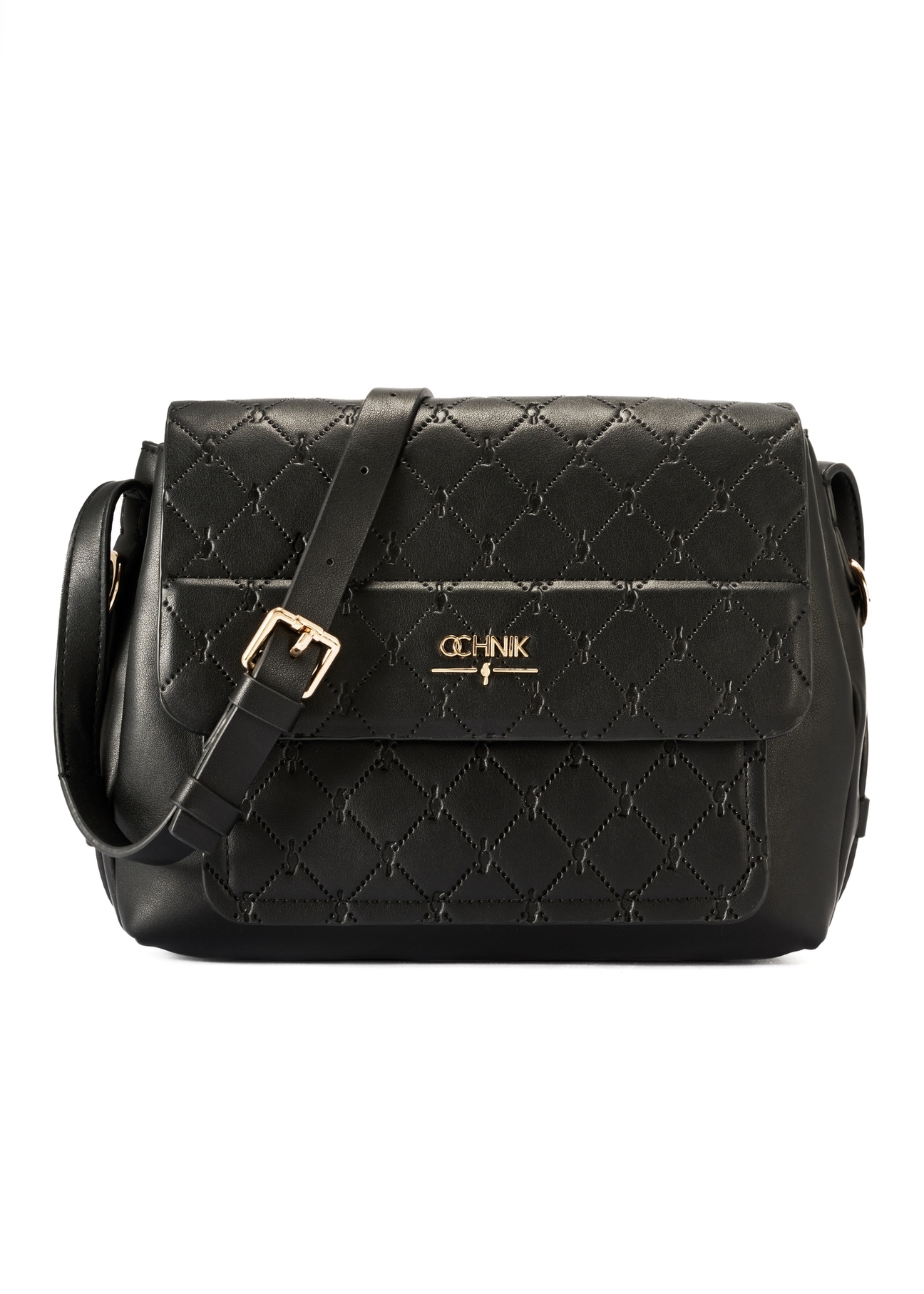 Elegantná taška cez rameno TOREC-0860A-98(Z25), pohľad na produkt spredu na bielom pozadí.