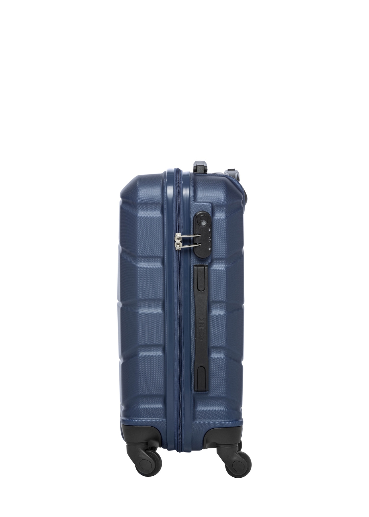 Malý kufor na kolieskach WALAB-0077-7D-19(W26), bočný pohľad na produkt na bielom pozadí.