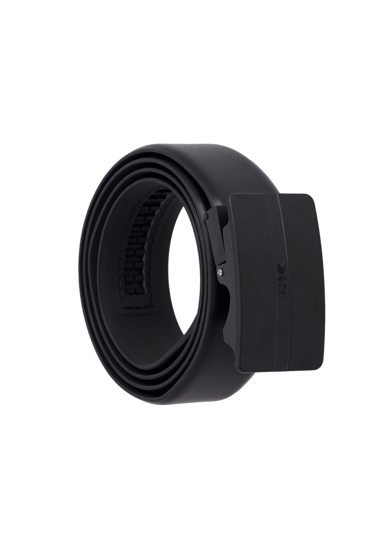 Czarny skórzany pasek męski PASMS-0291-99(Z26)