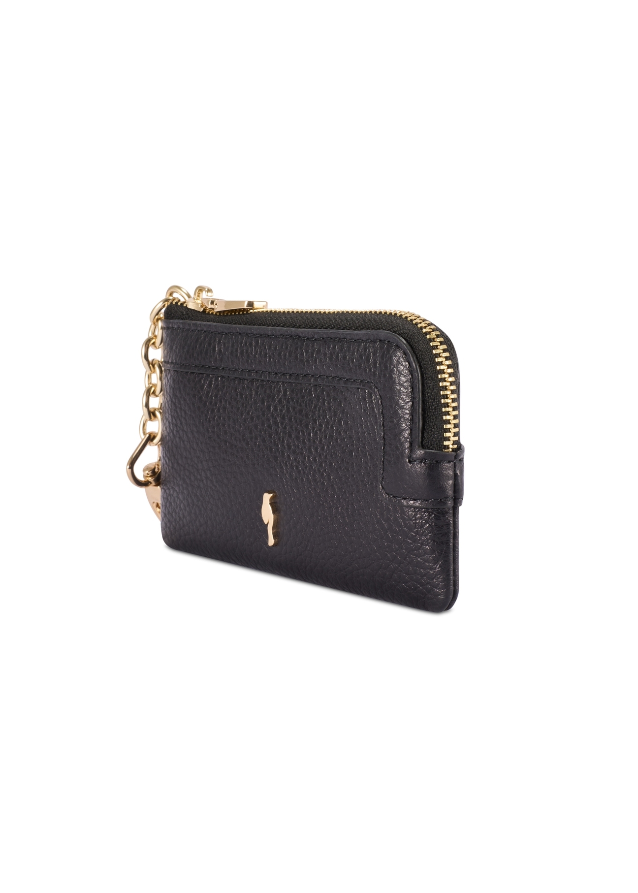 Small women's leather wallet PORES-0979R-9I(W26), diagonal product view on white background.