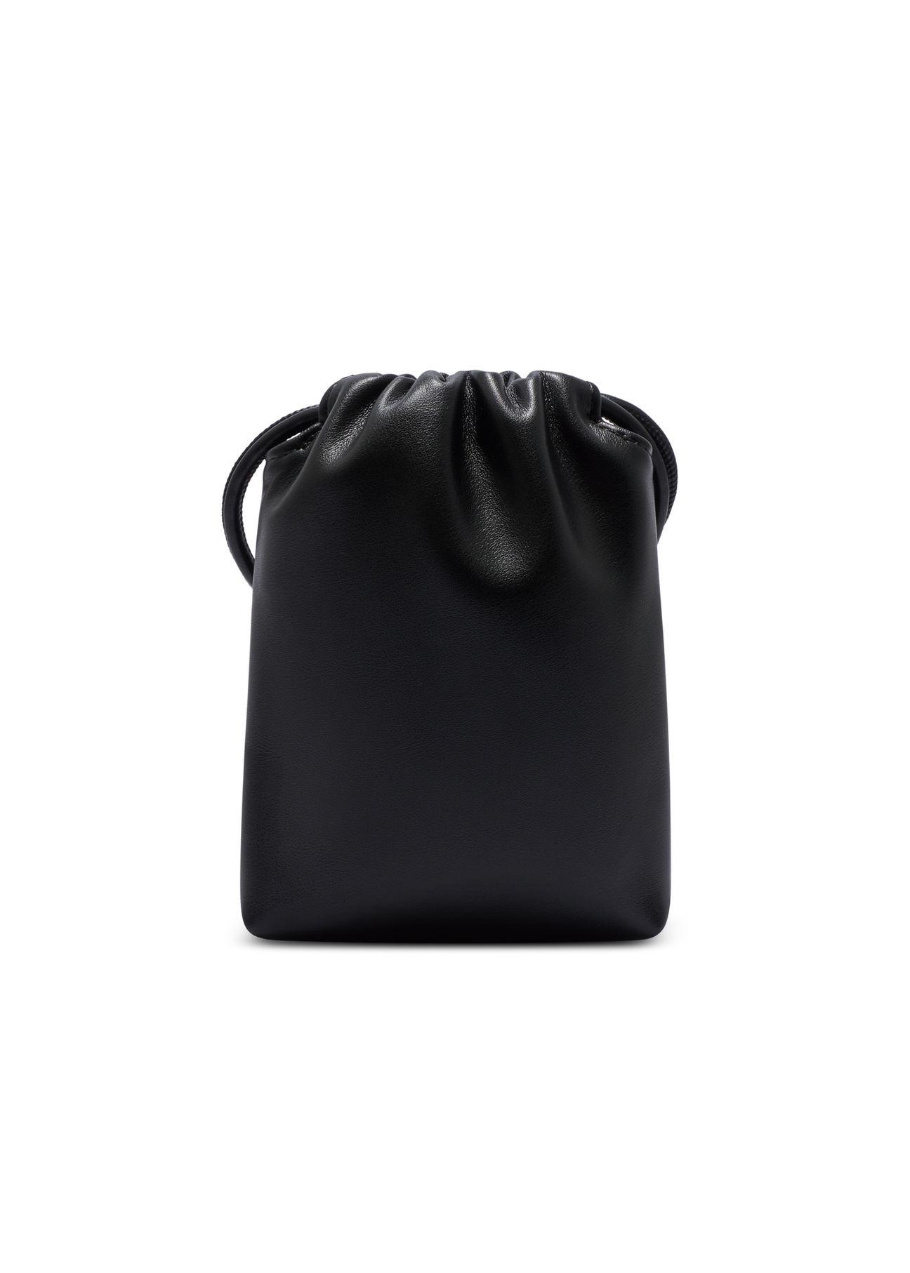 Čierny kryt na telefón TOREC-1216-99(W26) - pohľad na produkt zozadu, na bielom pozadí.