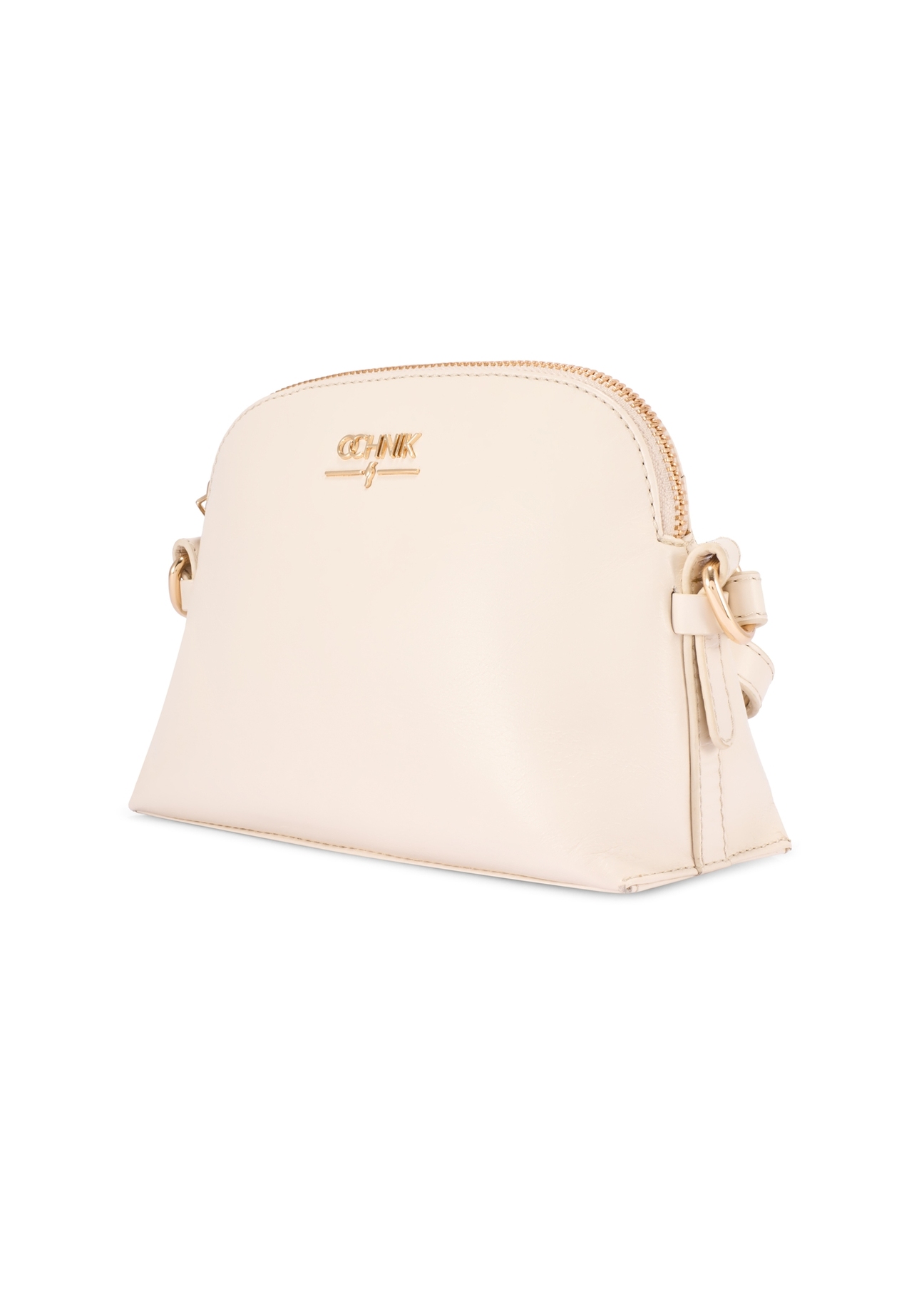 Malá dámska kožená kabelka v krémovej farbe TORES-1296-0B (W26)