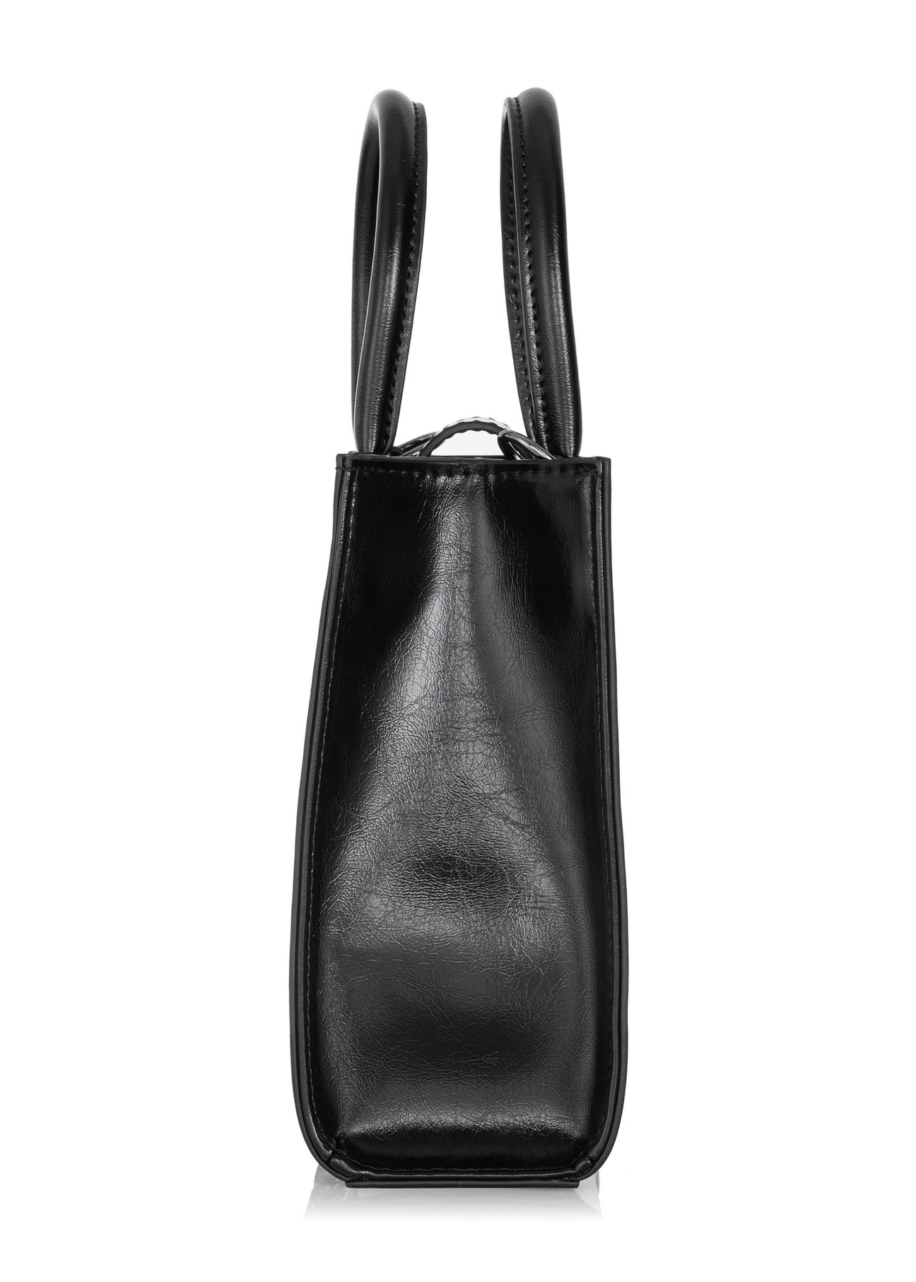 Čierny dámsky kufor s monogramom TOREC-0855-99(Z23)-03