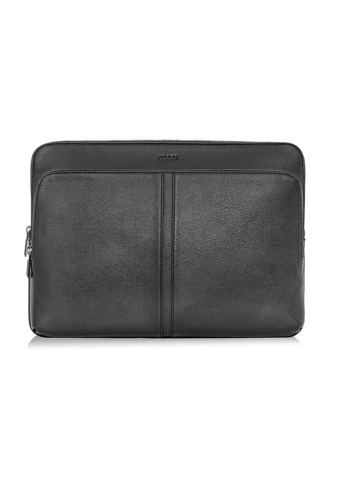 Čierna kožená aktovka na notebook TORMS-0455-99 (W25)