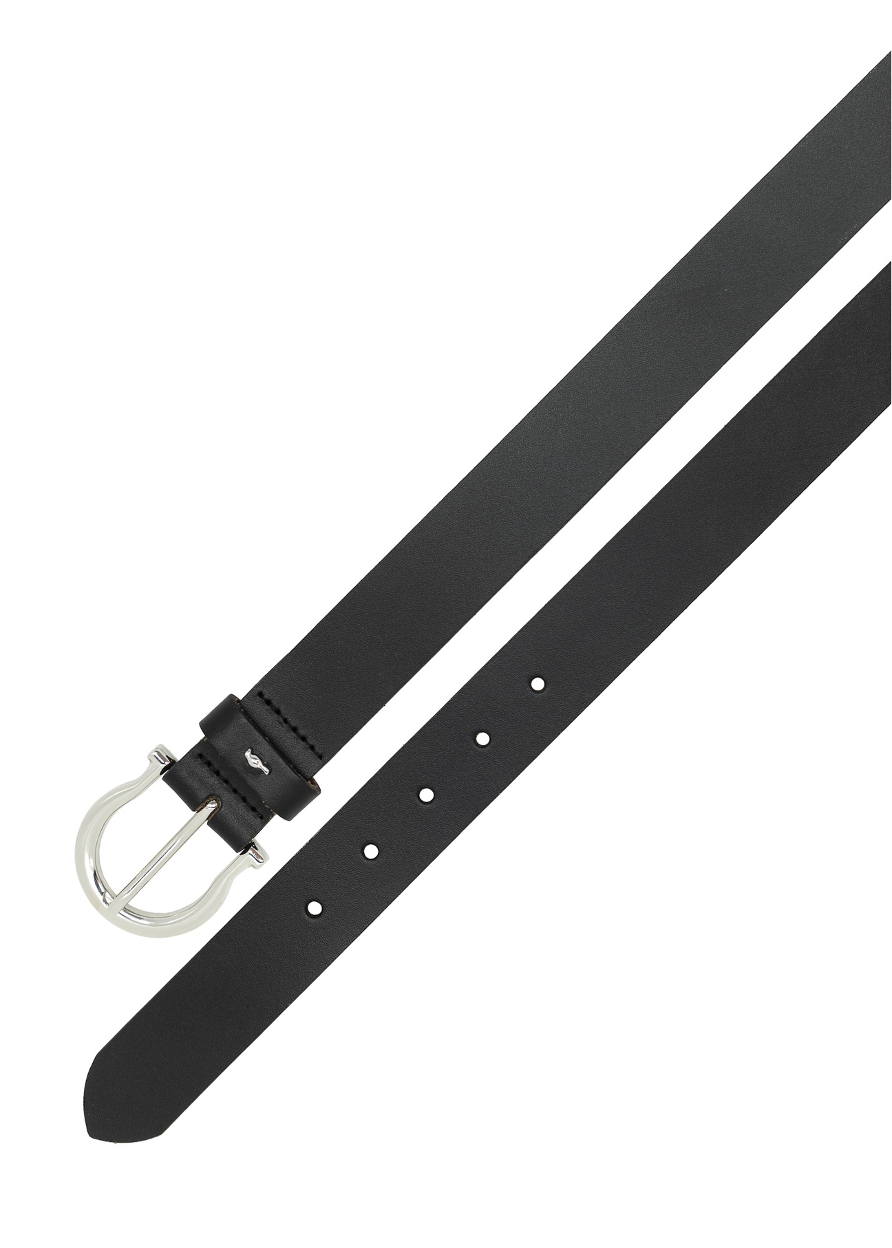 Čierny kožený dámsky opasok PASDS-0274-99(Z26)