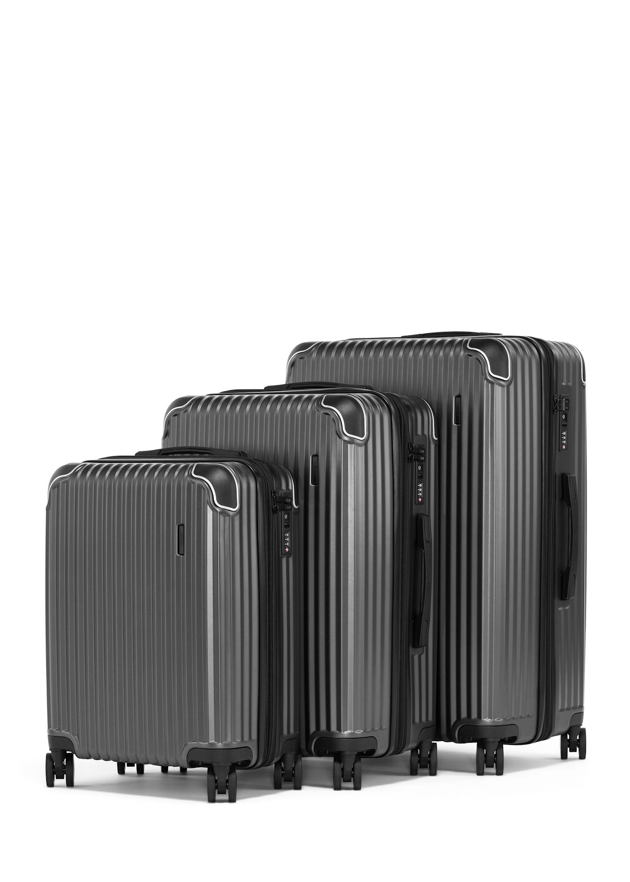 Súprava pevných kufrov na kolieskach 19"/24"/28" WALAB-0073-9C(W26)