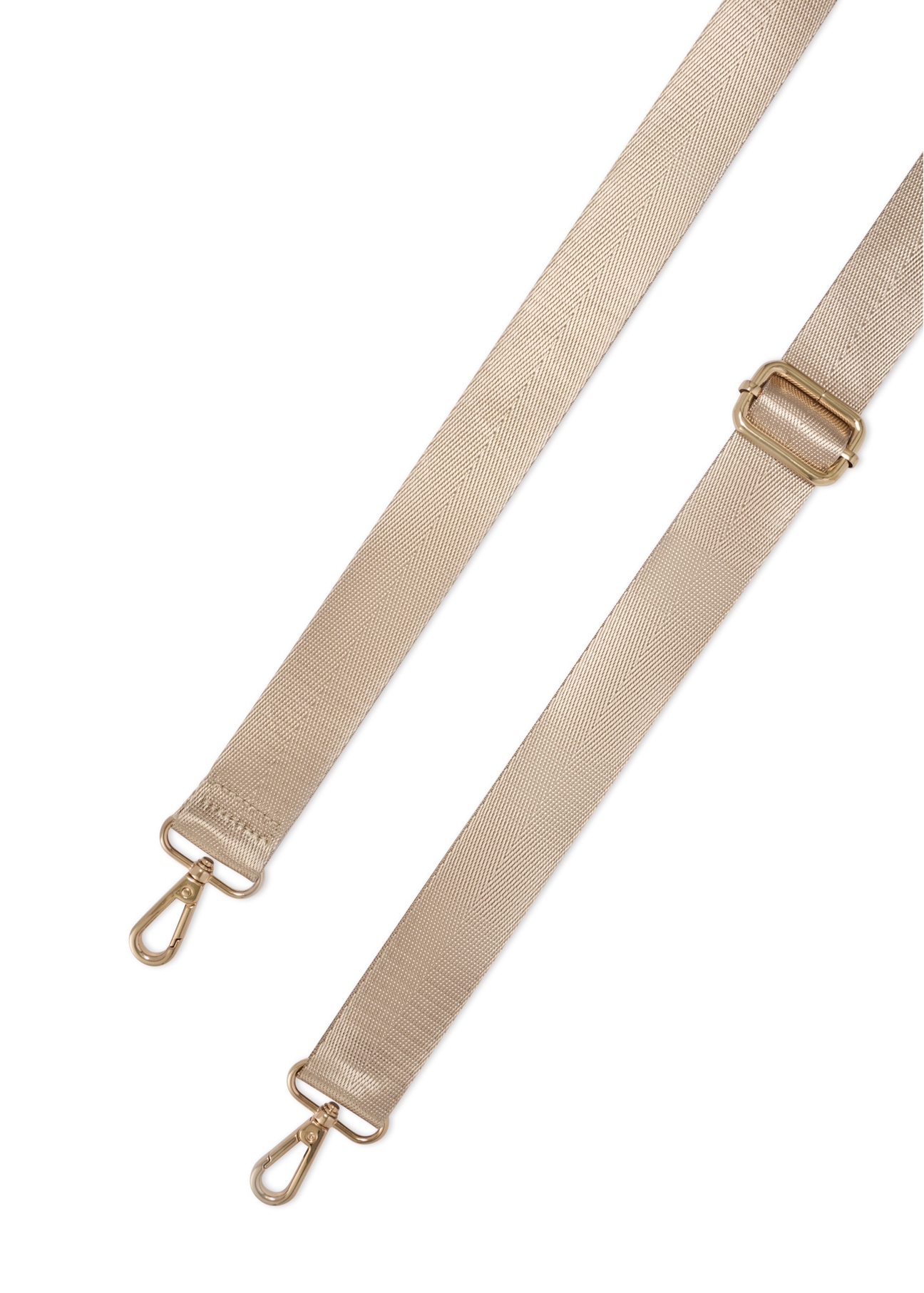 Béžová dámska taška na notebook TOREN-0344-1A(W26), pohľad na popruh produktu na bielom pozadí.