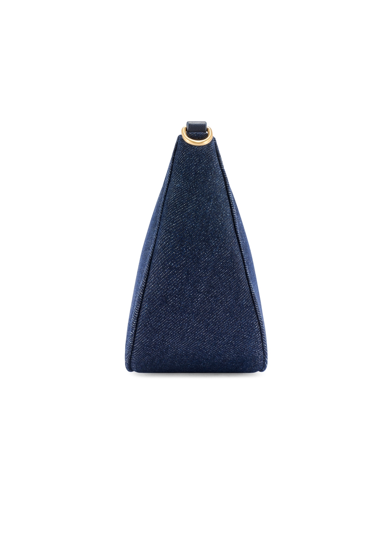 Malá džínsová dámska kabelka TOREN-0335-7H(W26), pohľad na produkt spredu na bielom pozadí.