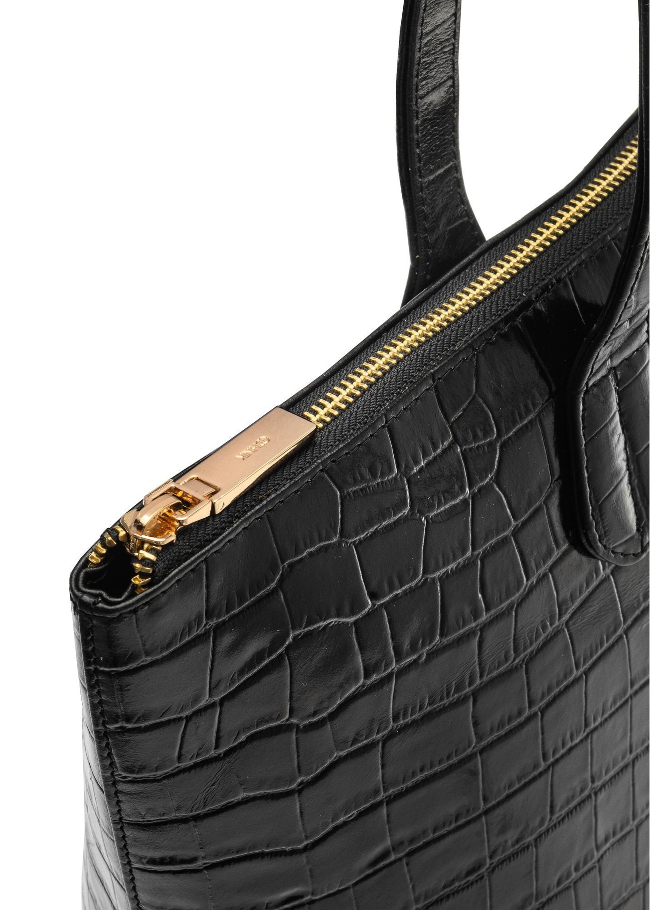 Dámska kožená nákupná kabelka TORES-0939F-9G(W26), detail produktu na bielom pozadí.