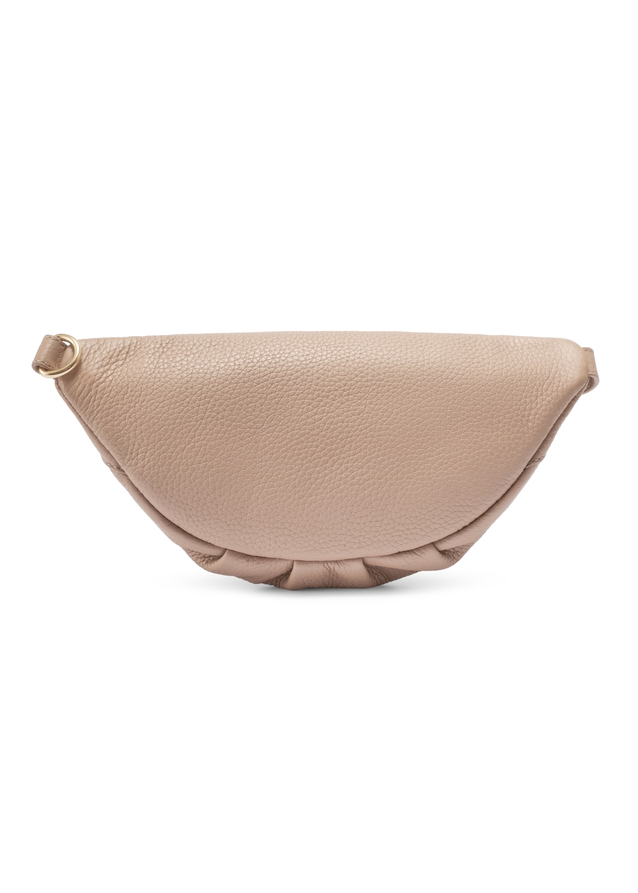 Dámska ružová kožená ľadvinka TORES-0894E-5D(W26), pohľad na produkt zozadu na bielom pozadí.