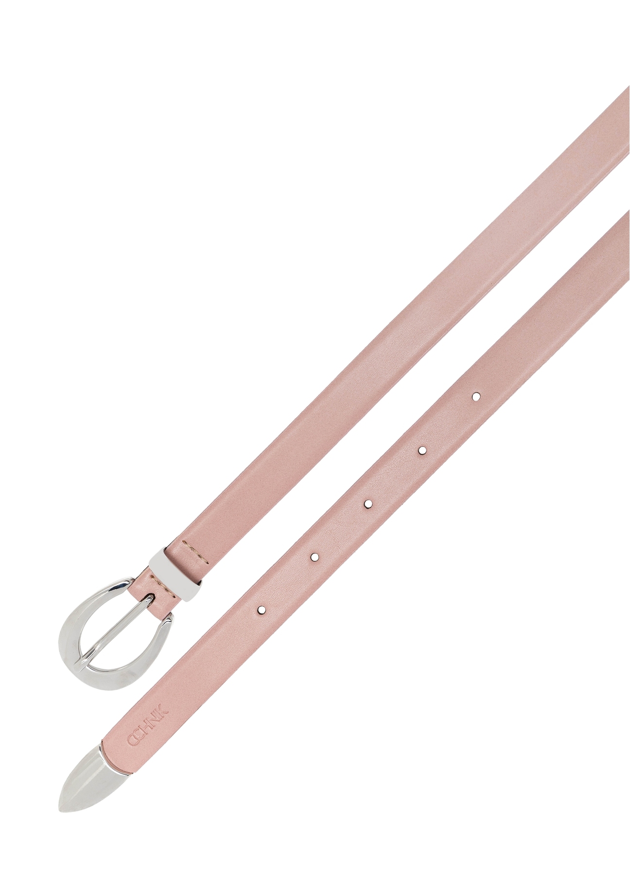 Rosa Damen Ledergürtel PASDS-0325-31(W25) - Produktansicht auf weißem Hintergrund.