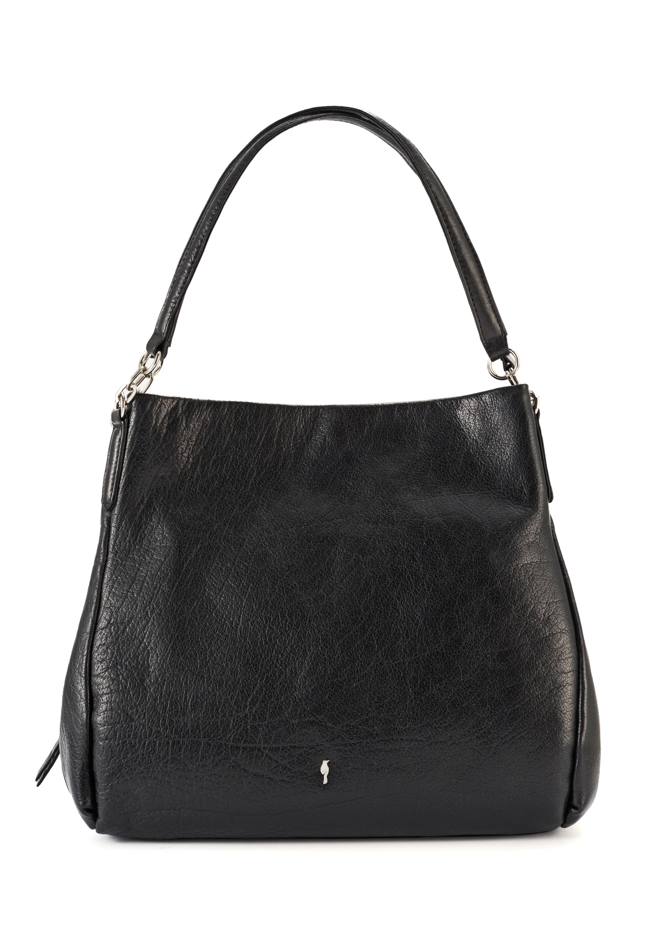 Čierna kožená dámska shopper kabelka TORES-0636D-99(Z25)