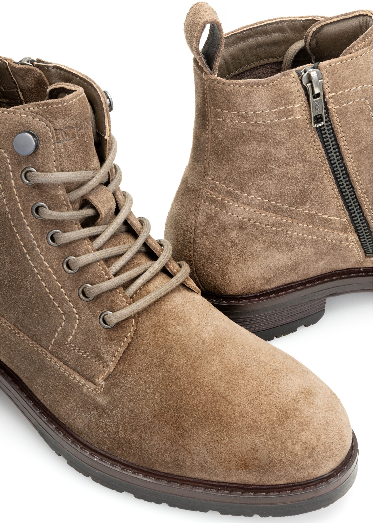 Pánske semišové členkové topánky BUTYM-0522-82(Z25)