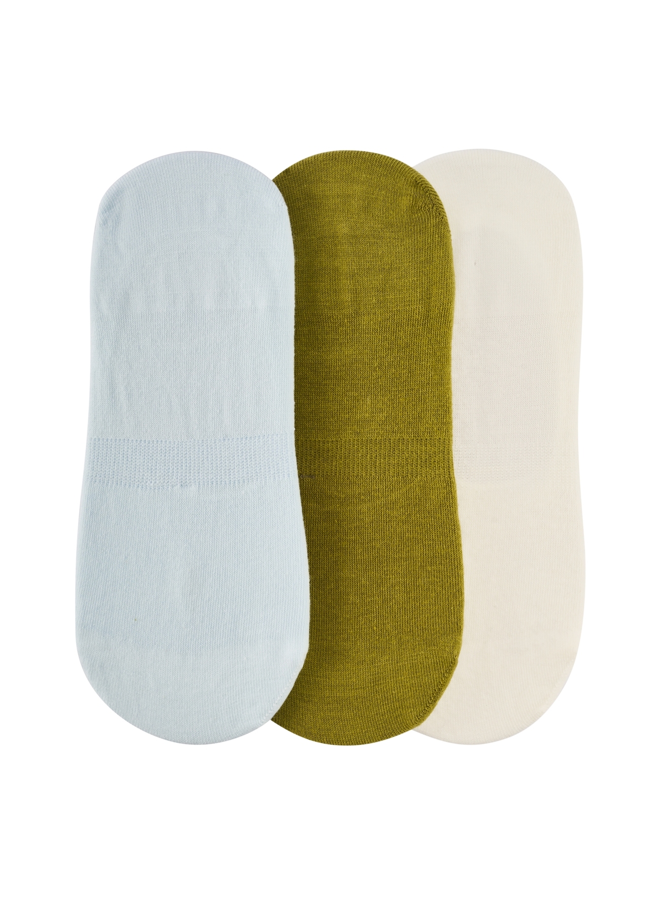 Sada dámskych ponožiek ZESDT-0029-7A(W26) - pohľad na produkt zhora, na bielom pozadí.