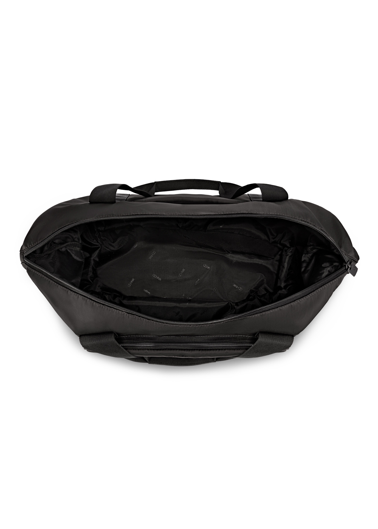 Čierna pánska taška TORMN-0369-99(Z25), pohľad na produkt vo vnútri na bielom pozadí.