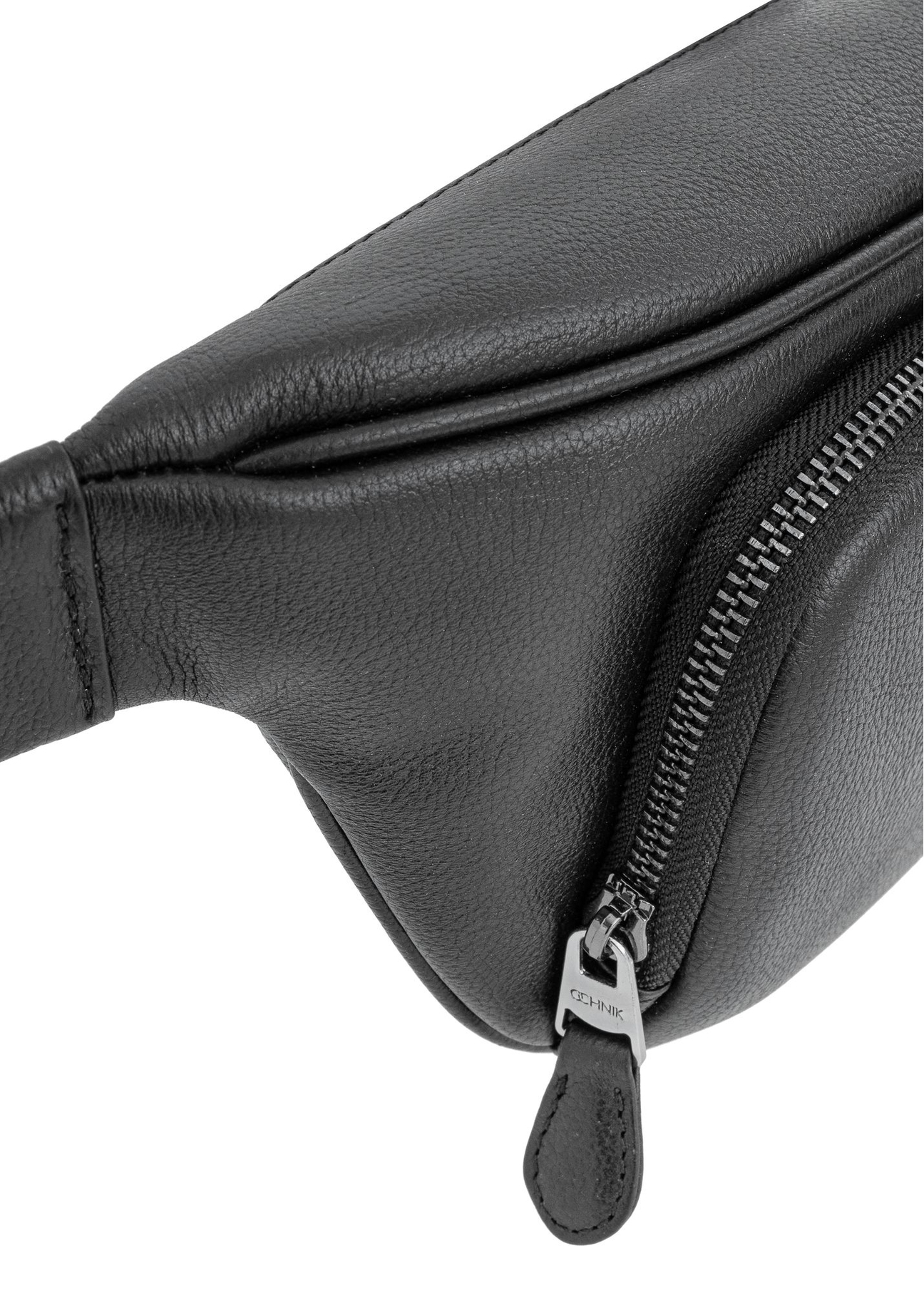 Čierna kožená pánska kabelka do pása TORMS-0280R-99(W25)-05