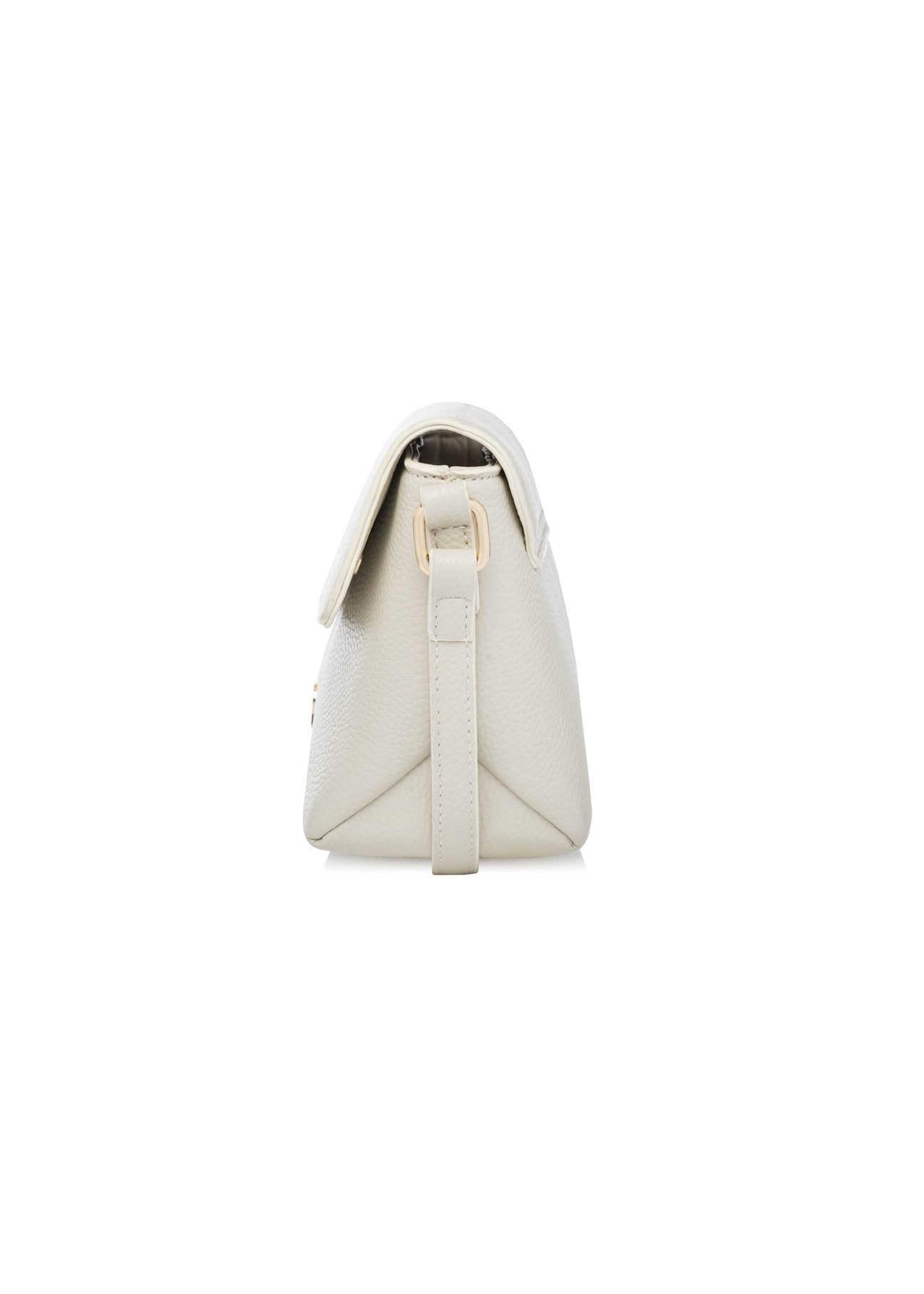 Krémová malá dámska kabelka cez rameno TOREC-0916-0B(W26)