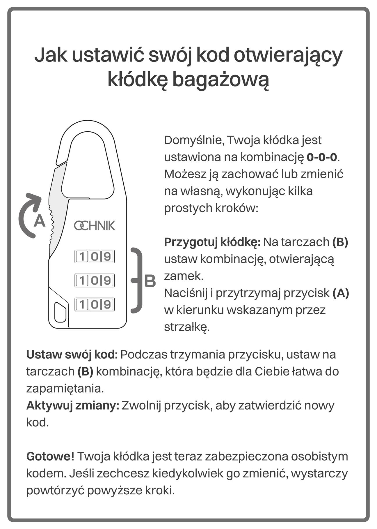 Srebrna kłódka do bagażu AW-004-0012-92(W24)-03