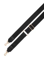 Dámska džínsová kabelka TOREN-0332-7H(W26) v tmavomodrej farbe, pohľad na produkt s popruhom na bielom pozadí.