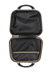 Kozmetická taška WALAB-0040-2X-14(W26) - pohľad zhora na otvorený produkt, na bielom pozadí.