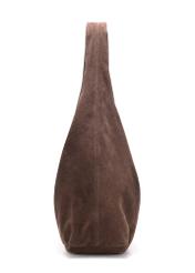 Hnedá dámska semišová shopperka TORES-1177-1I(W26)