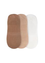 Dámske členkové ponožky ZESDT-0029-1C(W26) pohľad na produkt zozadu na bielom pozadí.