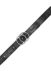 Čierny dámsky opasok so zvieracím motívom PASDS-0172E-98(Z25)