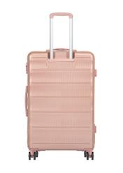 Veľký kufor na kolieskach WALPC-0015-5B-28(W26), pohľad na produkt zozadu na bielom pozadí.