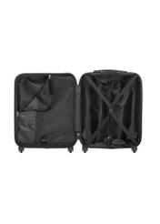 Malý kufor na kolieskach WALAB-0067-9B-19(W26), pohľad na produkt vo vnútri na bielom pozadí.