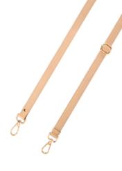 Beige Leder Damenhandtasche TORES-0911F-1B(W26)