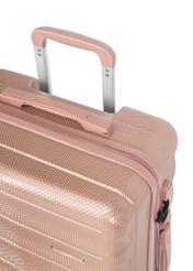 Sada kufrov na kolieskach 19'/24'/28' WALPC-0015-5B(W26), detailný záber na rukoväť produktu na bielom pozadí.