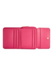 Malá dámska kožená peňaženka PORES-0982-0P(W26), pohľad na produkt vo vnútri na bielom pozadí.