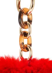 Červený prívesok v tvare srdca BRELOK-209A-42(Z25)