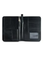 Elegantný kožený organizér TORMS-0484-99(Z25), pohľad na produkt zvnútra na bielom pozadí.