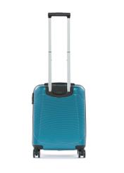 Malý kufor na kolieskach WALPC-0014-7B-19(W26), pohľad na produkt zozadu na bielom pozadí.