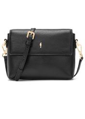 Malá dámska kožená kabelka TORES-1278-9I(W26), pohľad spredu na bielom pozadí.