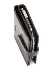 Dámska kožená peňaženka v bordovej farbe PORES-0975-49(Z25), detail produktu, pohľad na bielom pozadí.