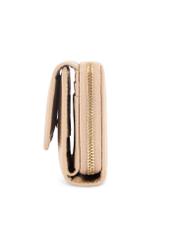 Dámska kožená peňaženka béžovej farby PORES-0802R-81(Z25), pohľad na produkt zboku na bielom pozadí.