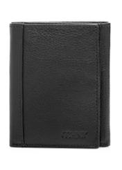 Malá pánska kožená peňaženka PORMS-0683-99(W26) - pohľad spredu na produkt, na bielom pozadí.